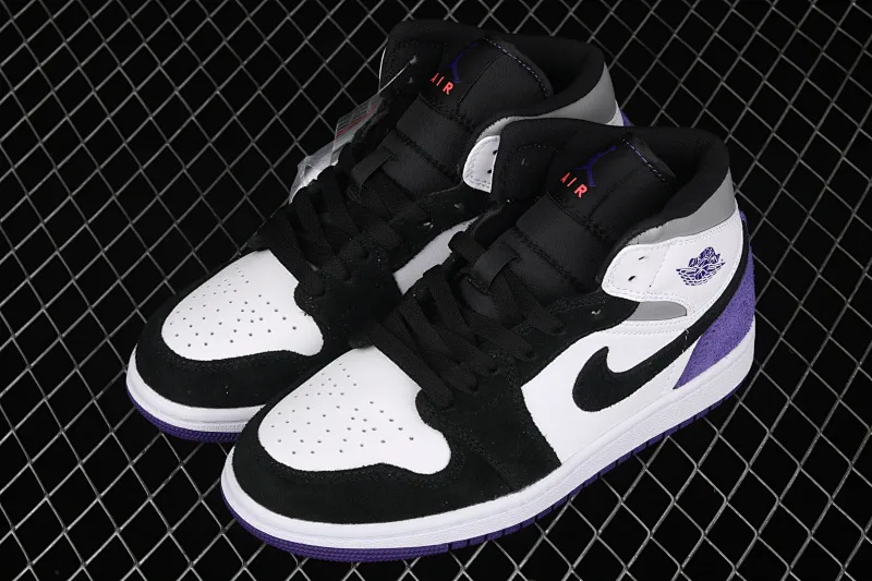 All categories Air Jordan Jordan series basketball shoes Air Jordan 1 Mid Air Jordan 1 Mid AJ1 Joe 1 China Grizzly Panda 852542-105
